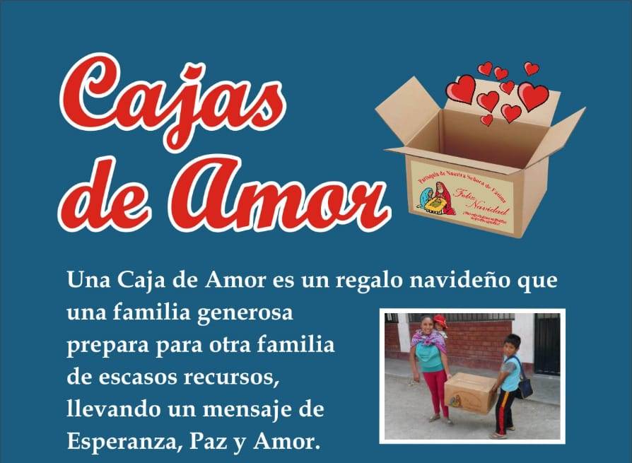 Una caja de amor en Navidad