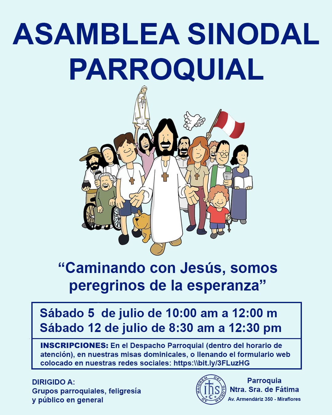 ¡Participa en la Asamblea Sinodal Parroquial!